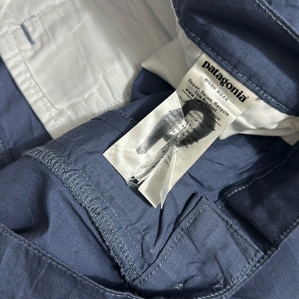 Patagonia Mens Lightweight All-Wear‎ Hemp Pants Navy NWOT Size 40 x 32 - Picture 3 of 6